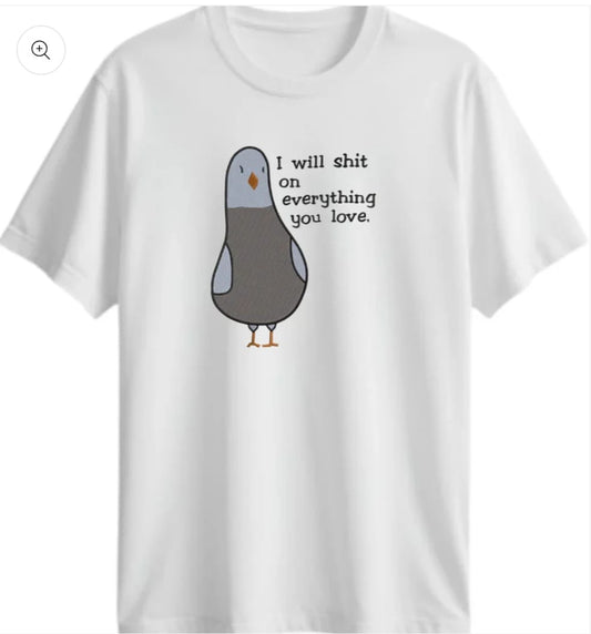 Sparrow Oversize Embroidered T-Shirt