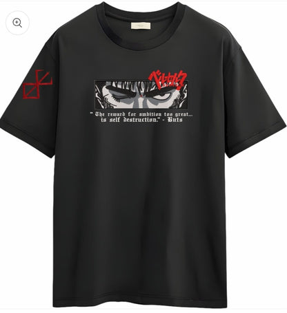 Berserk Premium Oversize Embroidered T-Shirt