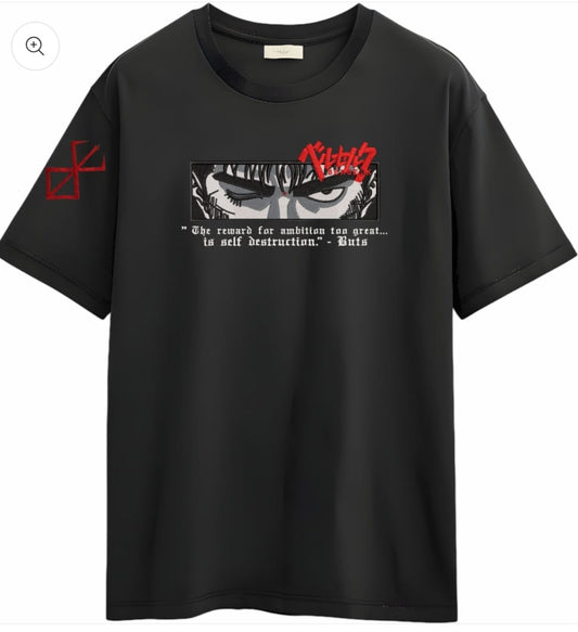 Berserk Premium Oversize Embroidered T-Shirt