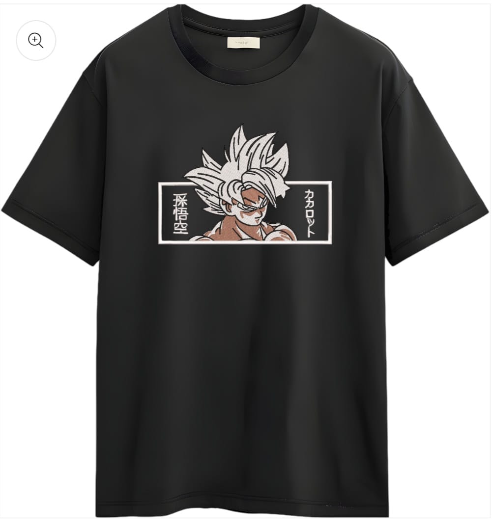 Goku Oversize Embroidered T-Shirt