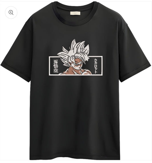 Goku Oversize Embroidered T-Shirt