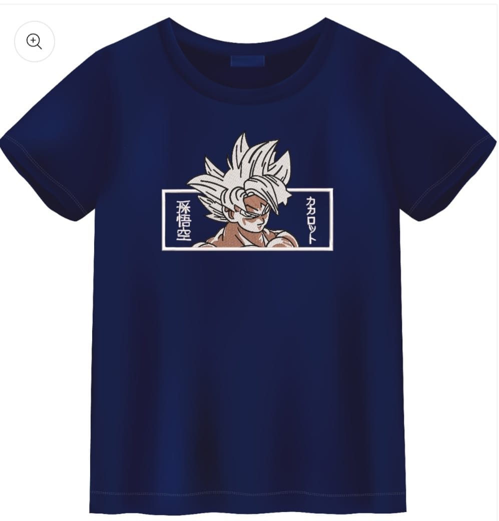 Goku Oversize Embroidered T-Shirt