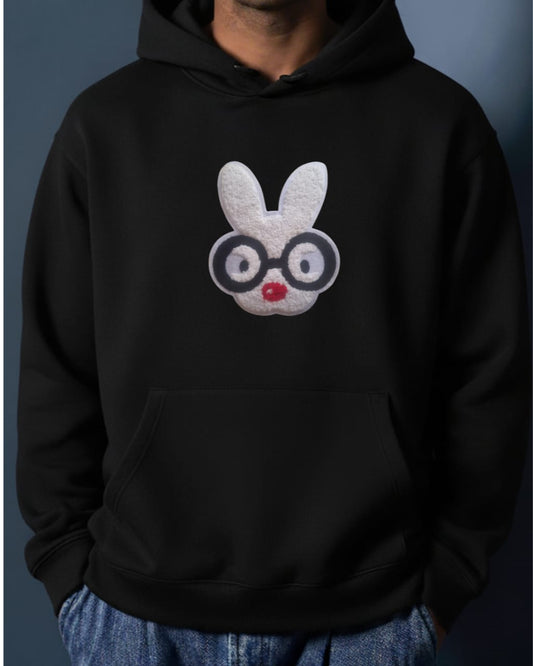 Shanail Premium Embroidery with Black Hoodie 