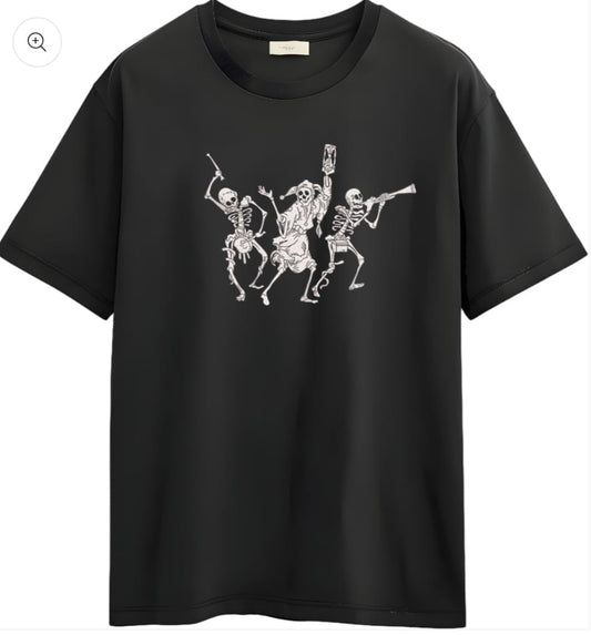 Skelentan Oversize Embroidered T-Shirt