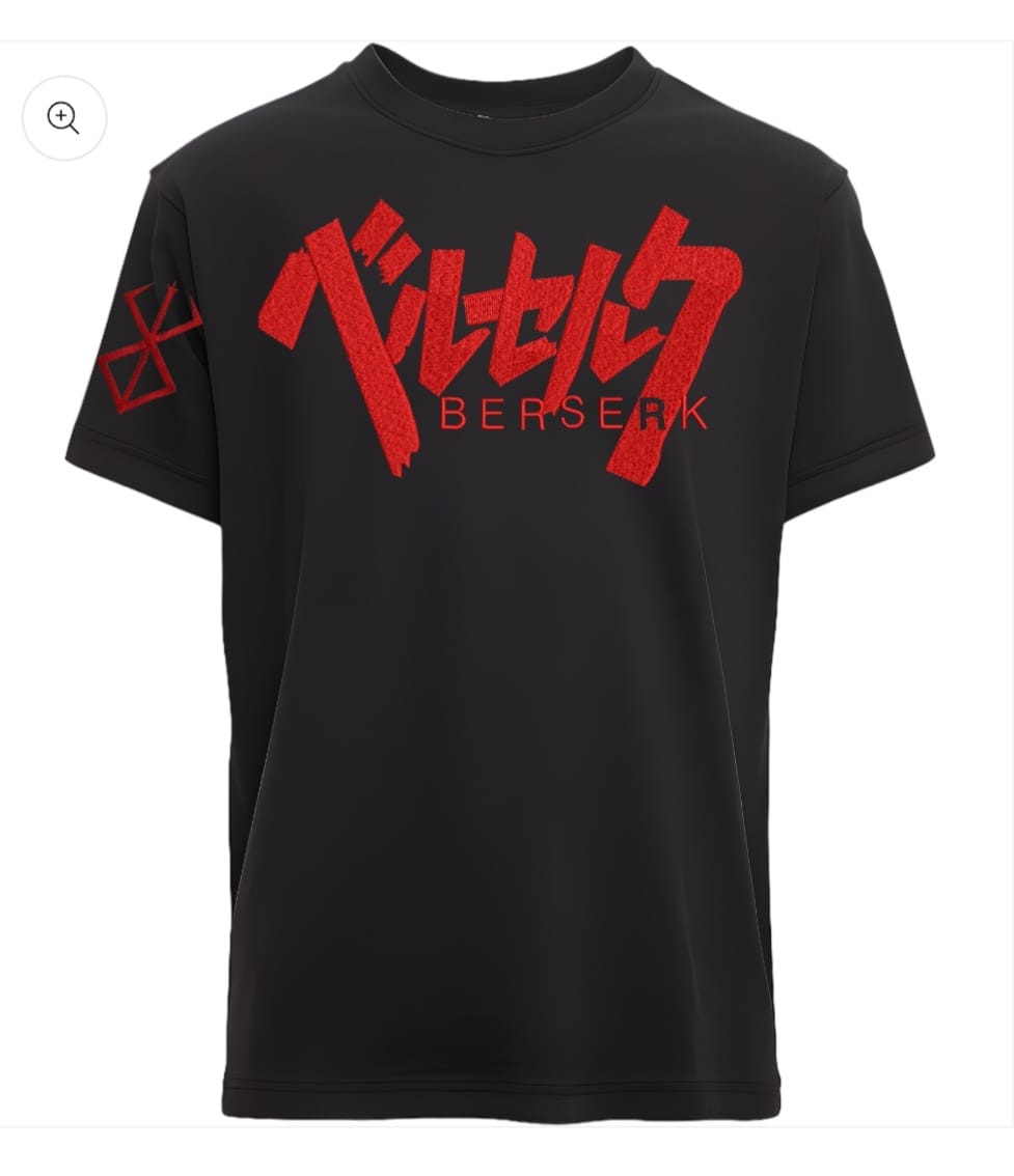 Berserk Premium Oversize Embroidered T-Shirt